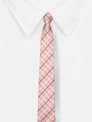 pink micro fiber tie - 16826157 - Standard Image - 3