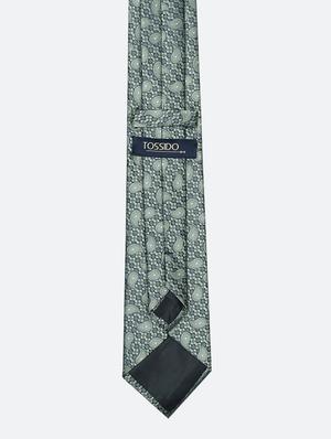 green micro fiber tie - 16826159 - Standard Image - 2