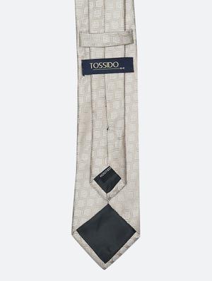 grey micro fiber tie - 16826160 - Standard Image - 2