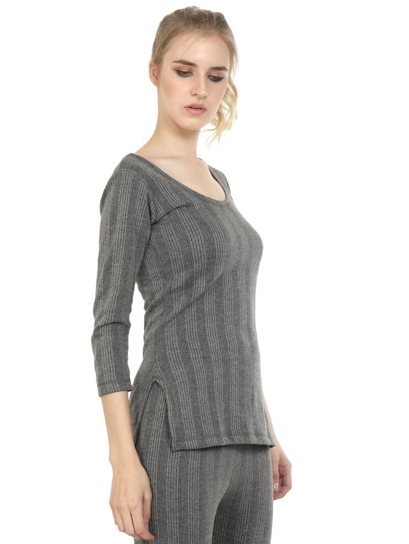 grey cotton vest thermals & inner wear - 16826739 - Zoom Image - 2