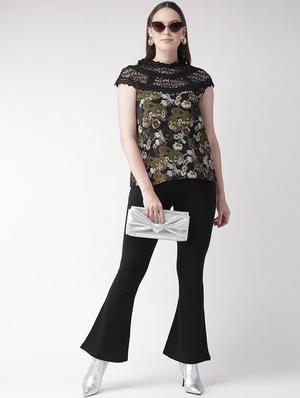 high rise wide boot cut jeggings - 16826773 - Standard Image - 4