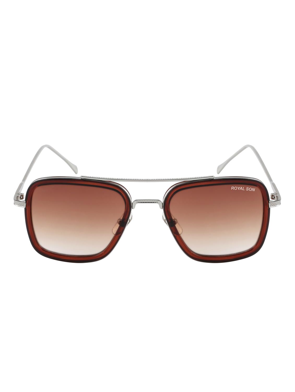 royal son iron man tony stark avengers infinity war endgame unisex sunglasses for men women (brown gradient lens) - 16826962 - Zoom Image - 1