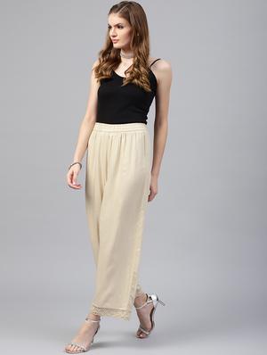 solid straight palazzo - 16827162 - Standard Image - 4