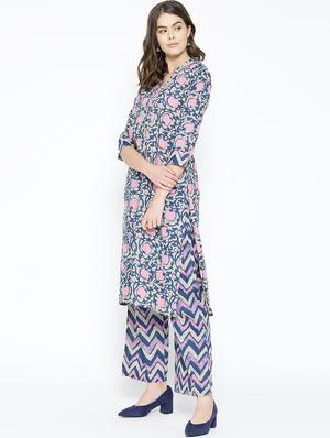 dabu kurta palazzo set - 16827632 - Standard Image - 2