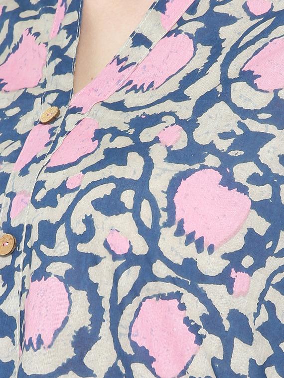 dabu kurta palazzo set - 16827632 - Zoom Image - 4
