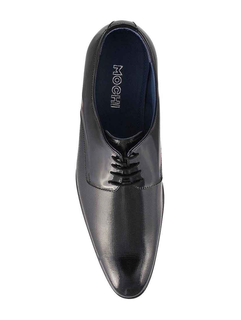 black leather lace-up derbys - 16827985 - Zoom Image - 4