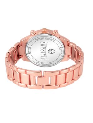 swisstyle dial gold analogue watches for women-ss-lr624pnk-cpr-ch-1 - 16828077 - Standard Image - 3