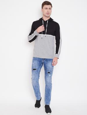 black color block t-shirt - 16828084 - Standard Image - 5