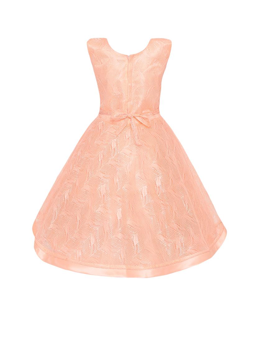 orange net frock - 16828188 - Zoom Image - 2