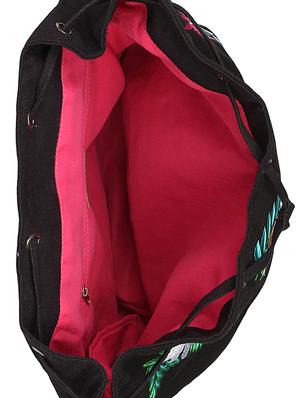 black canvas regular backpack - 16828254 - Standard Image - 3