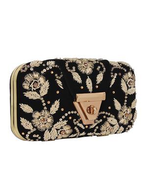 black velvet box clutch - 16828276 - Standard Image - 4