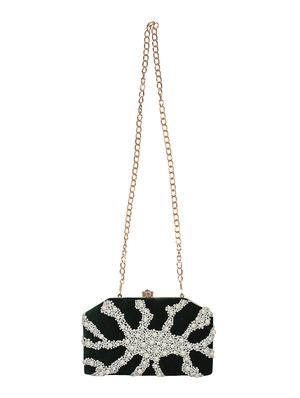green velvet box clutch - 16828279 - Standard Image - 5