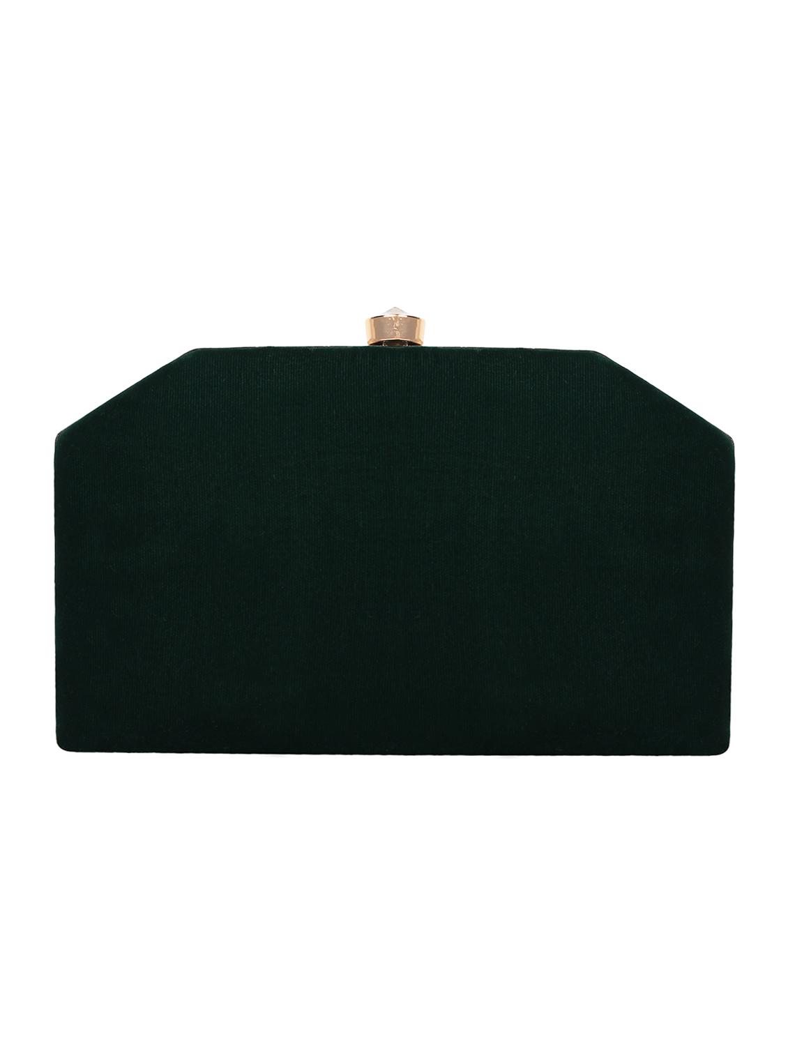 green velvet box clutch - 16828279 - Zoom Image - 2