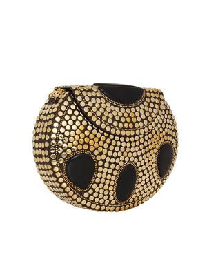 gold metal box clutch - 16828287 - Standard Image - 4