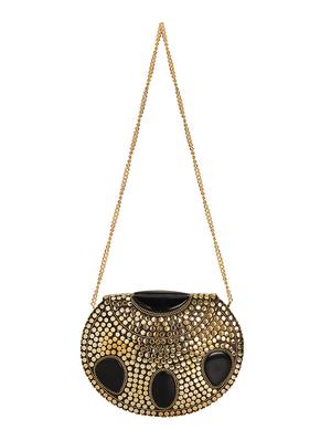 gold metal box clutch - 16828287 - Standard Image - 5