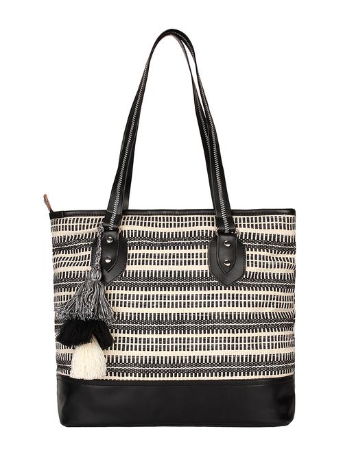 black cotton regular tote - 16828289 -  Standard Image - 0