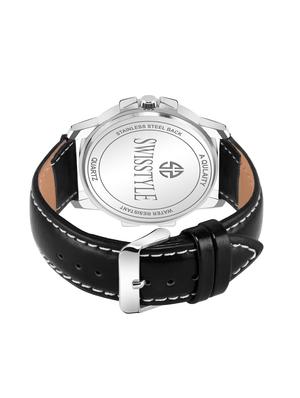 swisstyle dial white analogue watches for men-ss-gr804wht-blk-1 - 16828382 - Standard Image - 3