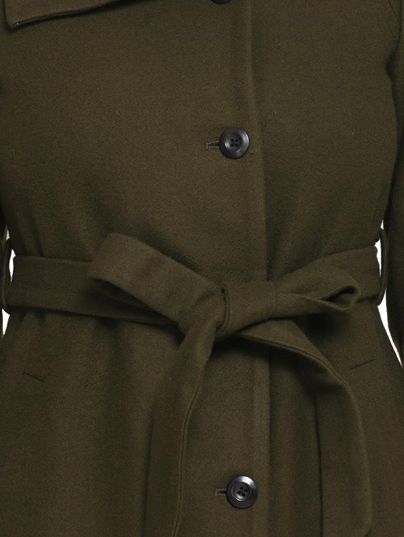 tie front button-up trench coat - 16828452 - Zoom Image - 5