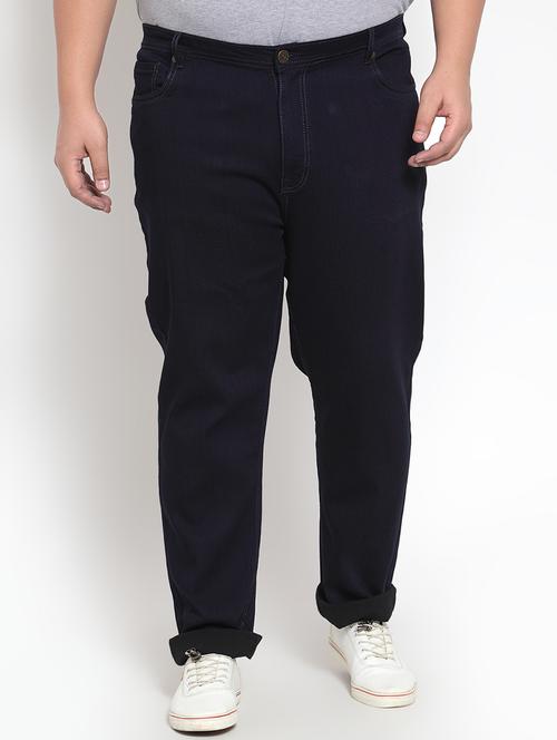 blue solid plain jeans - 16828673 - Standard Image - 1