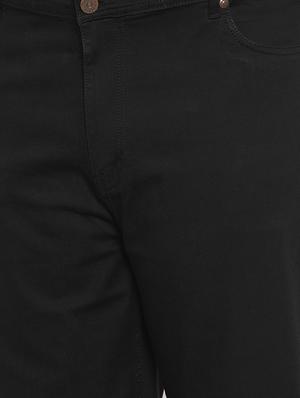 black solid plain jeans - 16828674 - Standard Image - 5