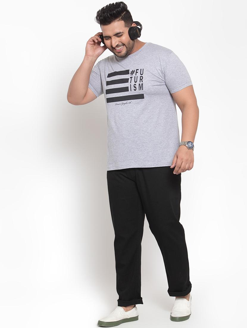 black solid plain jeans - 16828674 - Zoom Image - 4