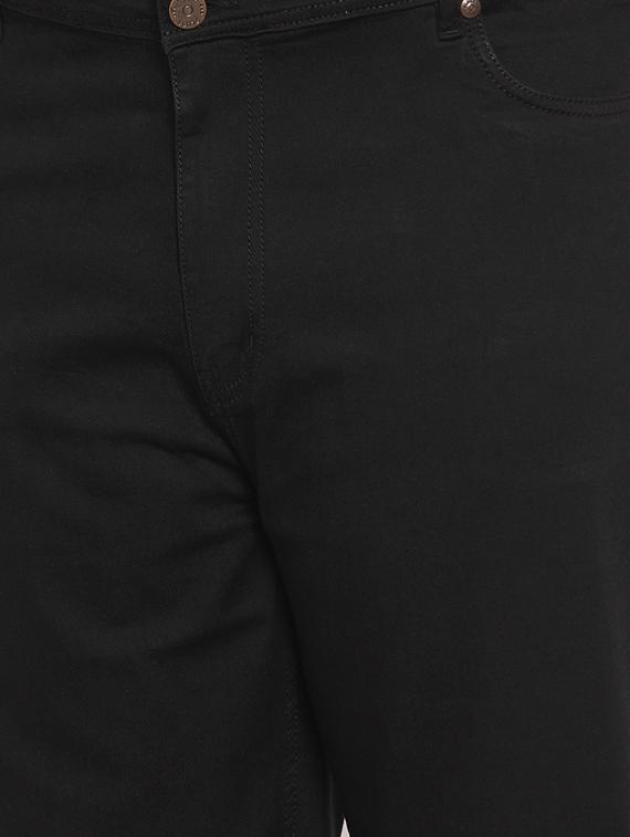 black solid plain jeans - 16828674 - Zoom Image - 5