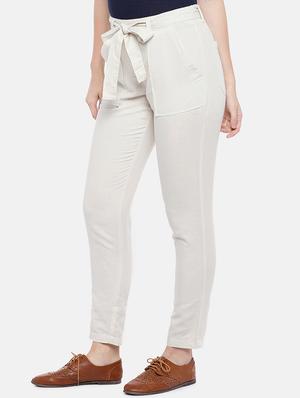 tie front chinos trouser - 16828747 - Standard Image - 2