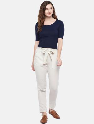 tie front chinos trouser - 16828747 - Standard Image - 4
