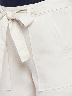 tie front chinos trouser - 16828747 - Standard Image - 5