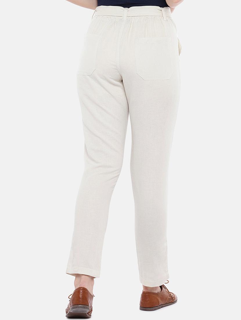 tie front chinos trouser - 16828747 - Zoom Image - 3