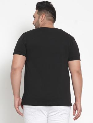black typographic chest print t-shirt - 16828840 - Standard Image - 3