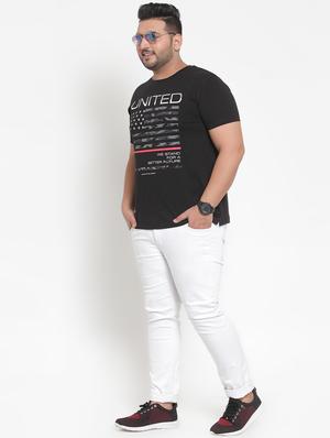 black typographic chest print t-shirt - 16828840 - Standard Image - 4