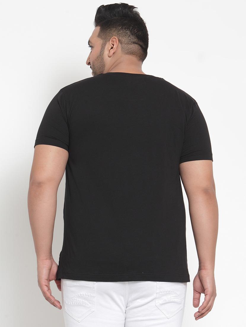 black typographic chest print t-shirt - 16828840 - Zoom Image - 3