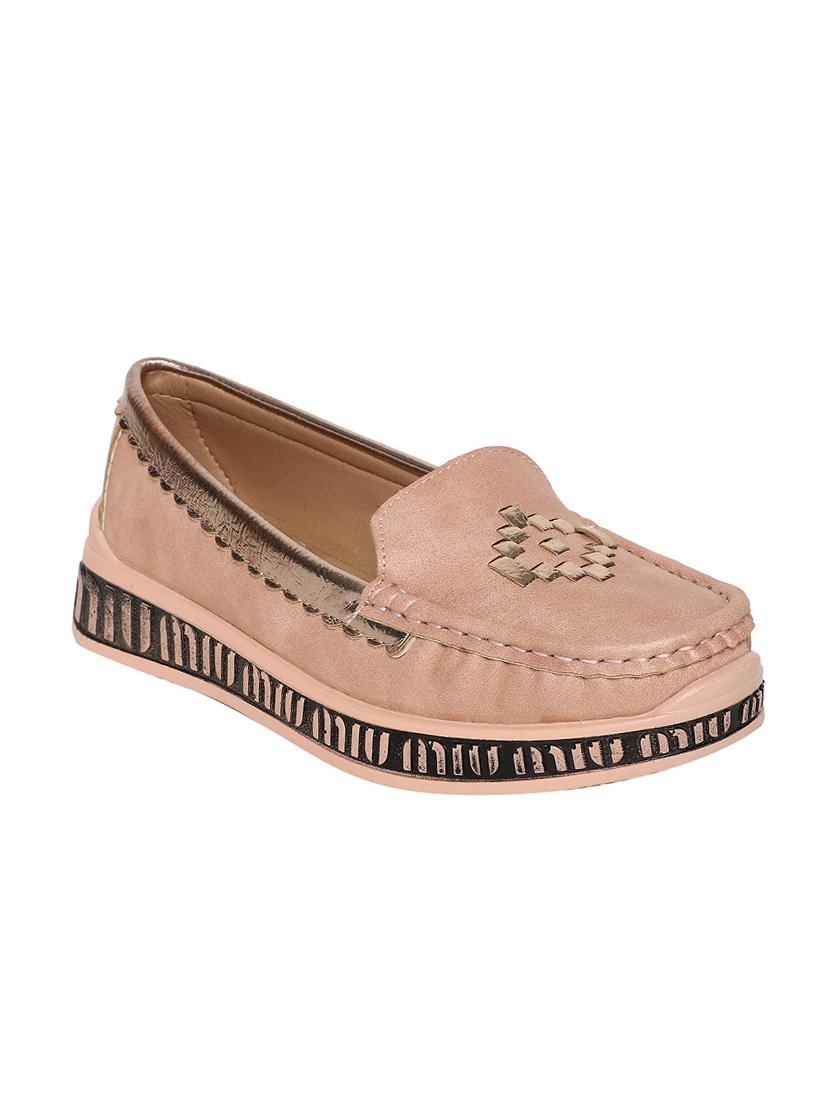 pink slip on loafers - 16829237 - Zoom Image - 1