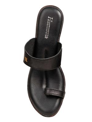 black one toe sandals - 16829342 - Standard Image - 3