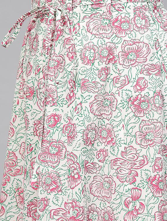floral kurta skirt set - 16829436 - Zoom Image - 5