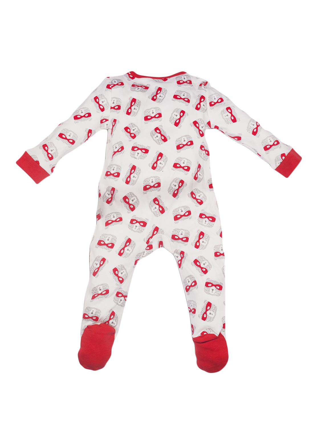 red cotton rompers onesies - 16829449 - Zoom Image - 2