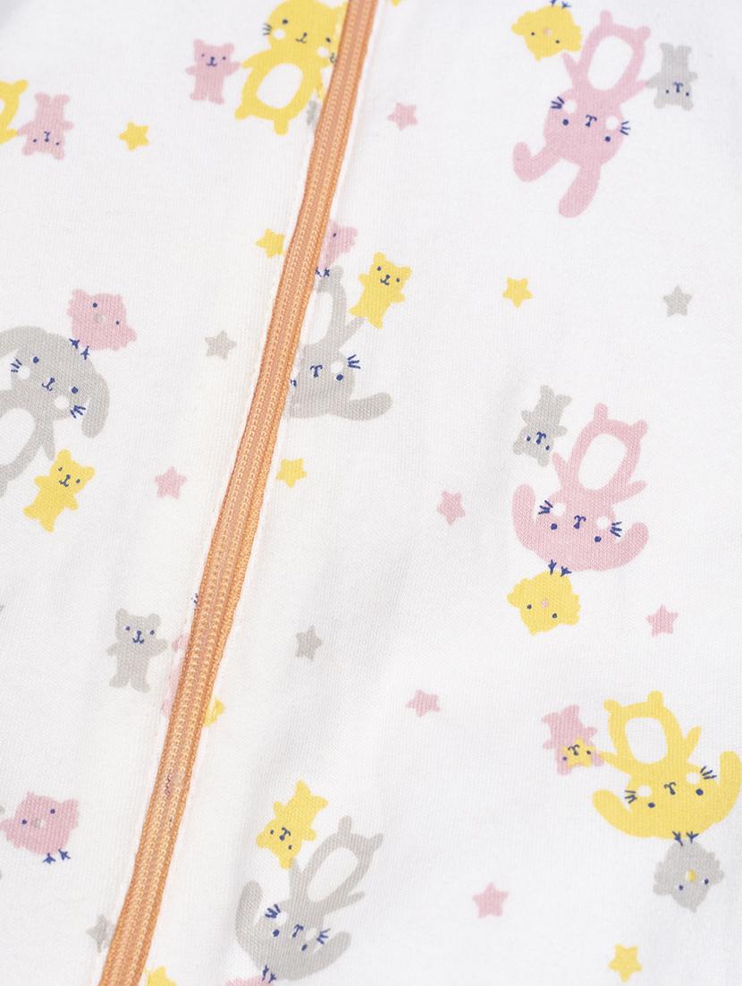 white cotton rompers onesies - 16829450 - Zoom Image - 3