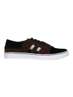 brown suede lace up sneakers - 16829486 - Standard Image - 2