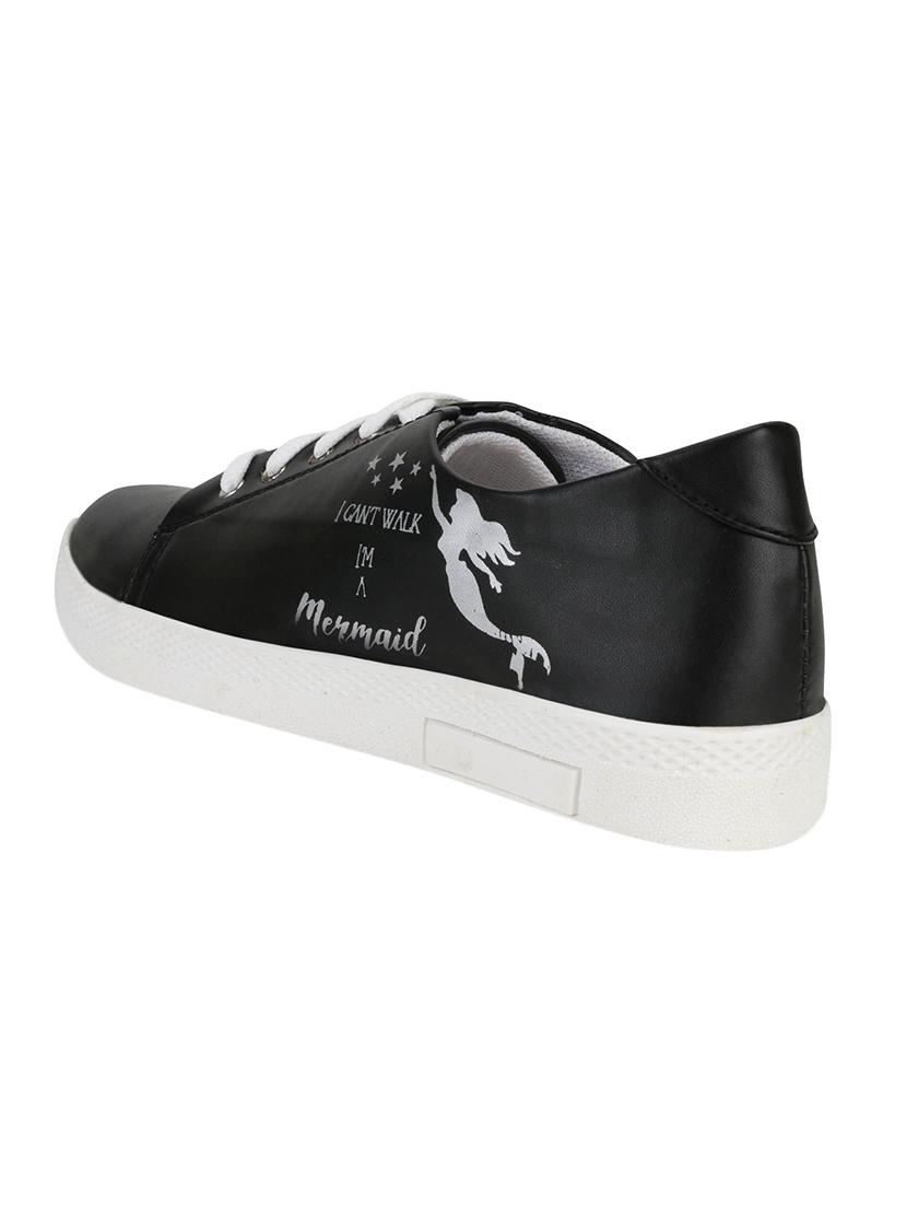 black lace-up sneakers - 16829660 - Zoom Image - 3