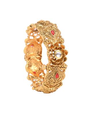 red gold metal bangle - 16829795 - Standard Image - 3