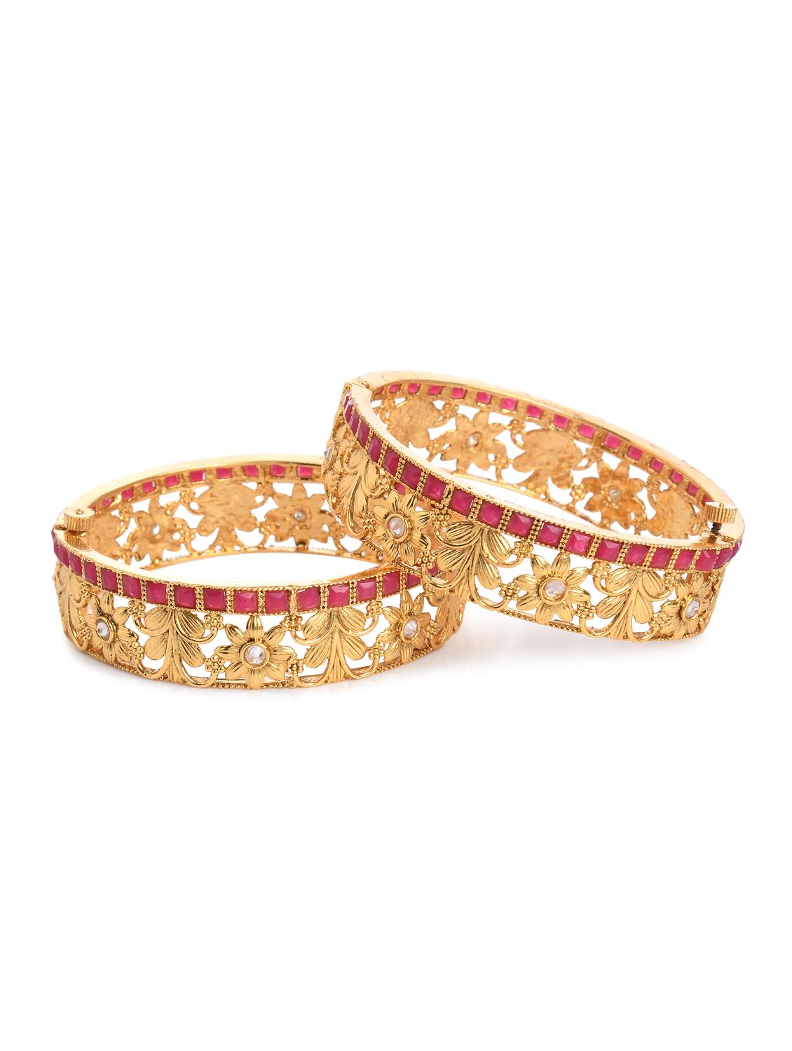 red gold metal bangle - 16829798 - Zoom Image - 1