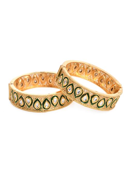 green gold metal bangle - 16829802 - Standard Image - 1