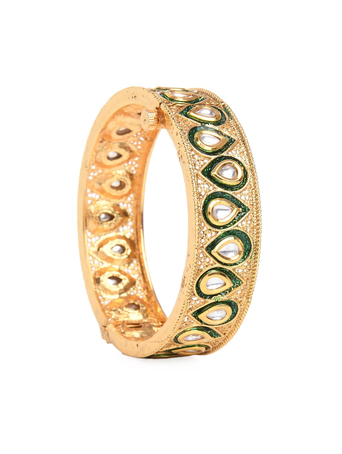 green gold metal bangle - 16829802 - Zoom Image - 2