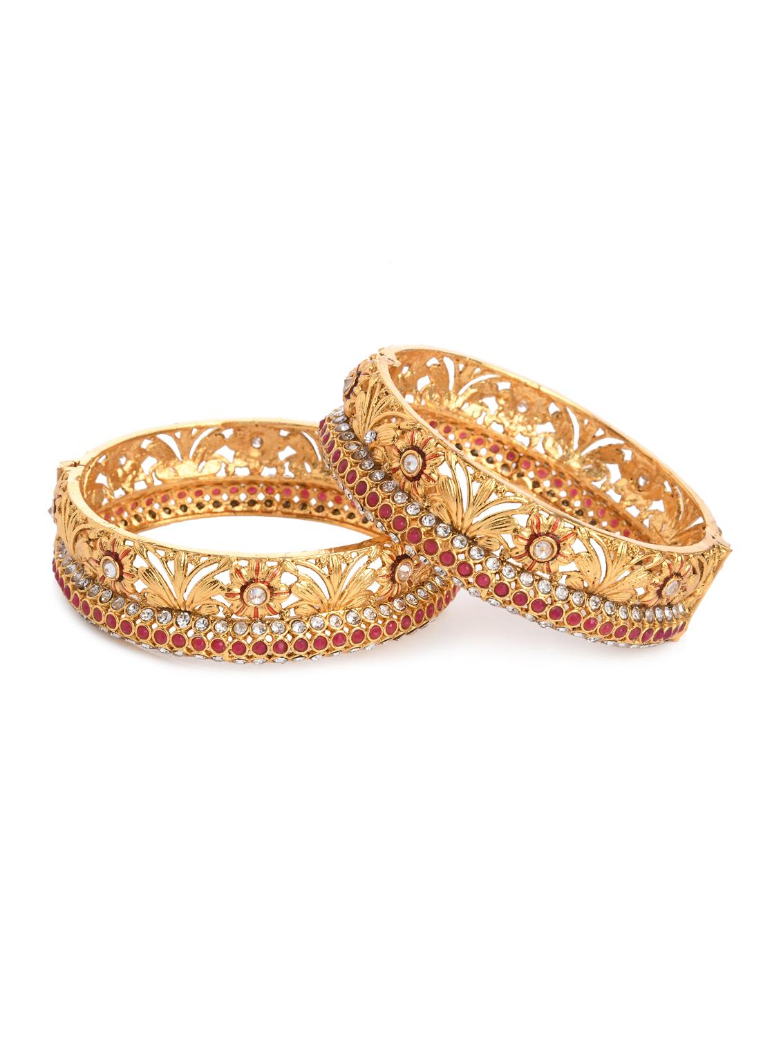 pink gold metal bangle - 16829805 - Zoom Image - 1