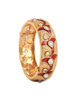 red gold metal bangle - 16829809 - Standard Image - 3