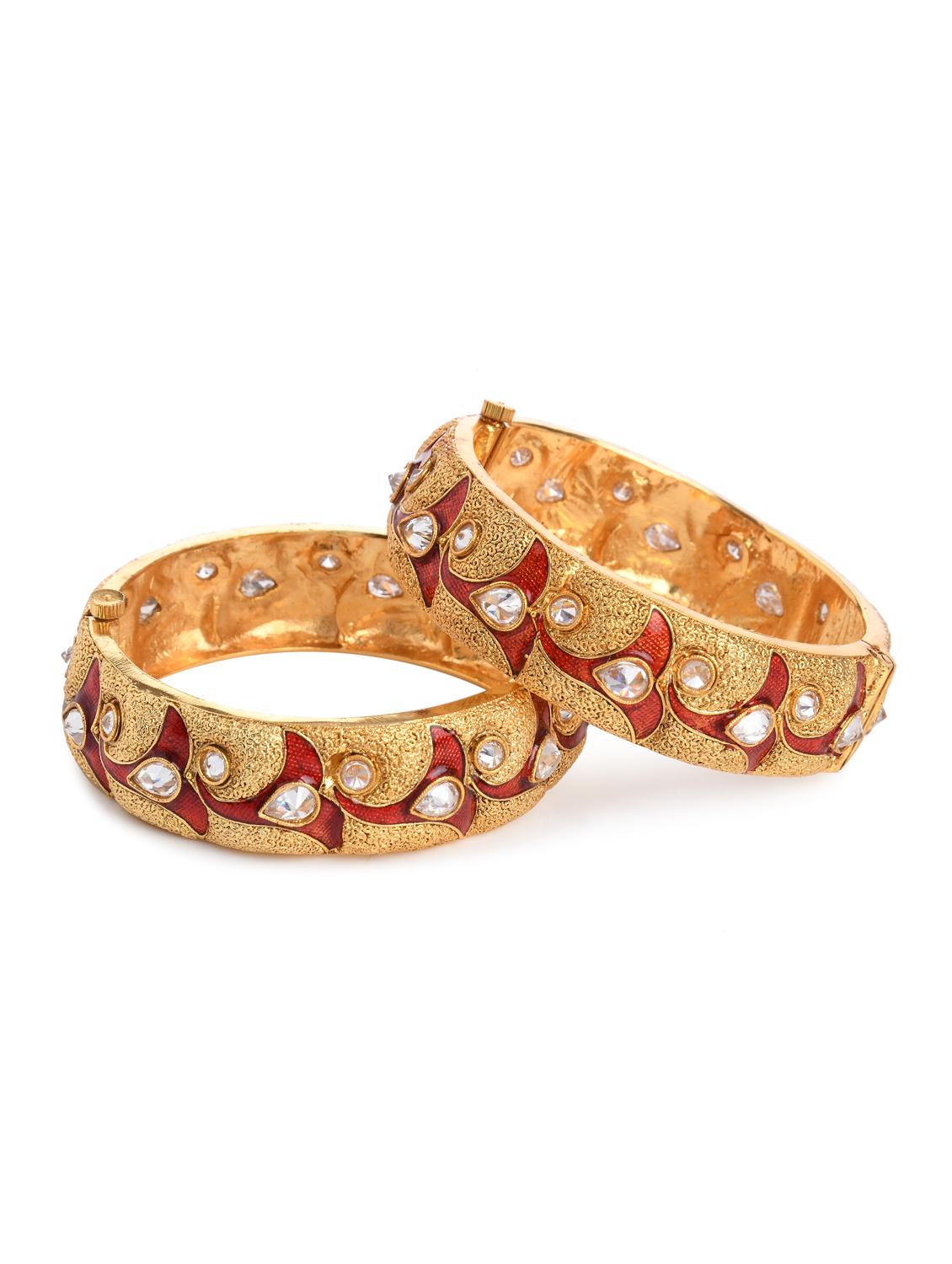 red gold metal bangle - 16829809 - Zoom Image - 1