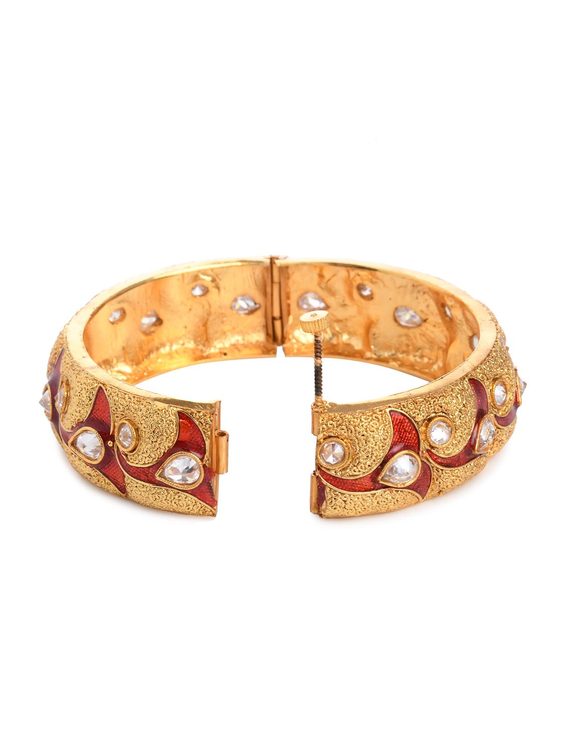 red gold metal bangle - 16829809 - Zoom Image - 2