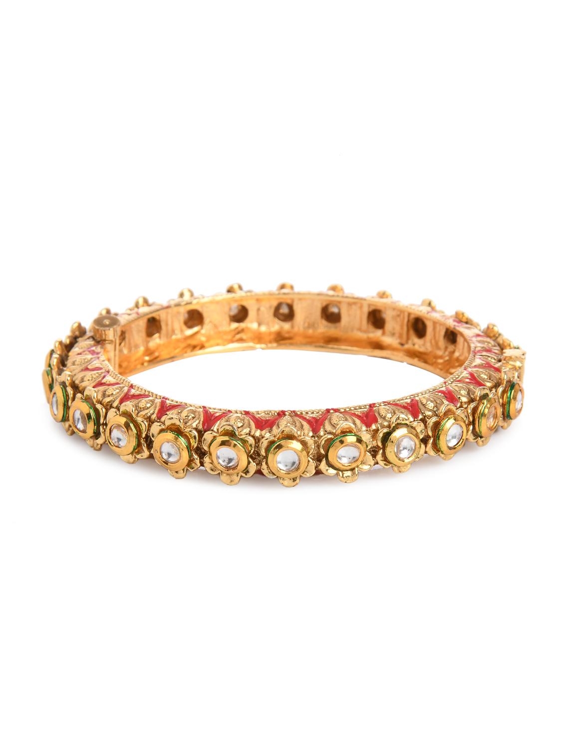 multi color gold metal bangle - 16829811 - Zoom Image - 2
