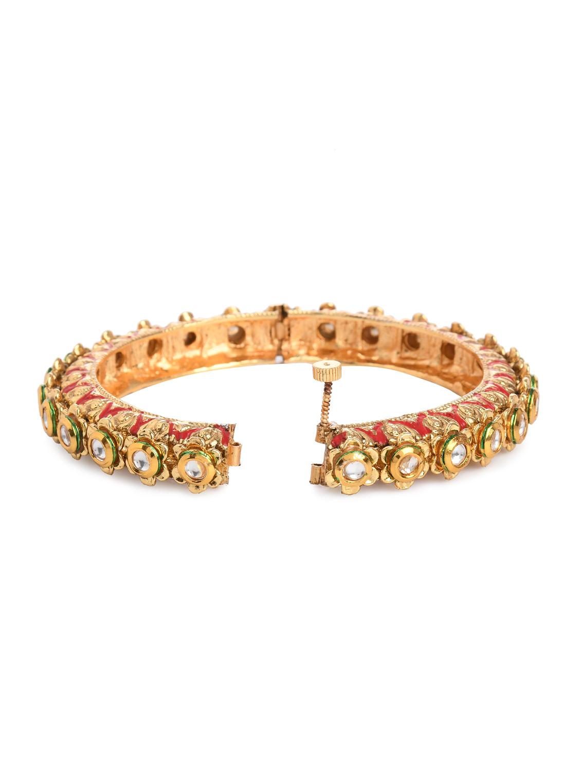 multi color gold metal bangle - 16829811 - Zoom Image - 3